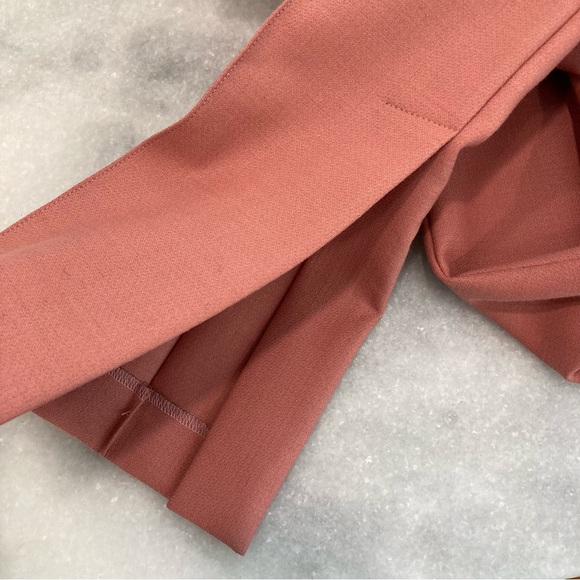 SMYTHE Rose Pink Wool Blend Dress Trouser Pants - Picture 6 of 12